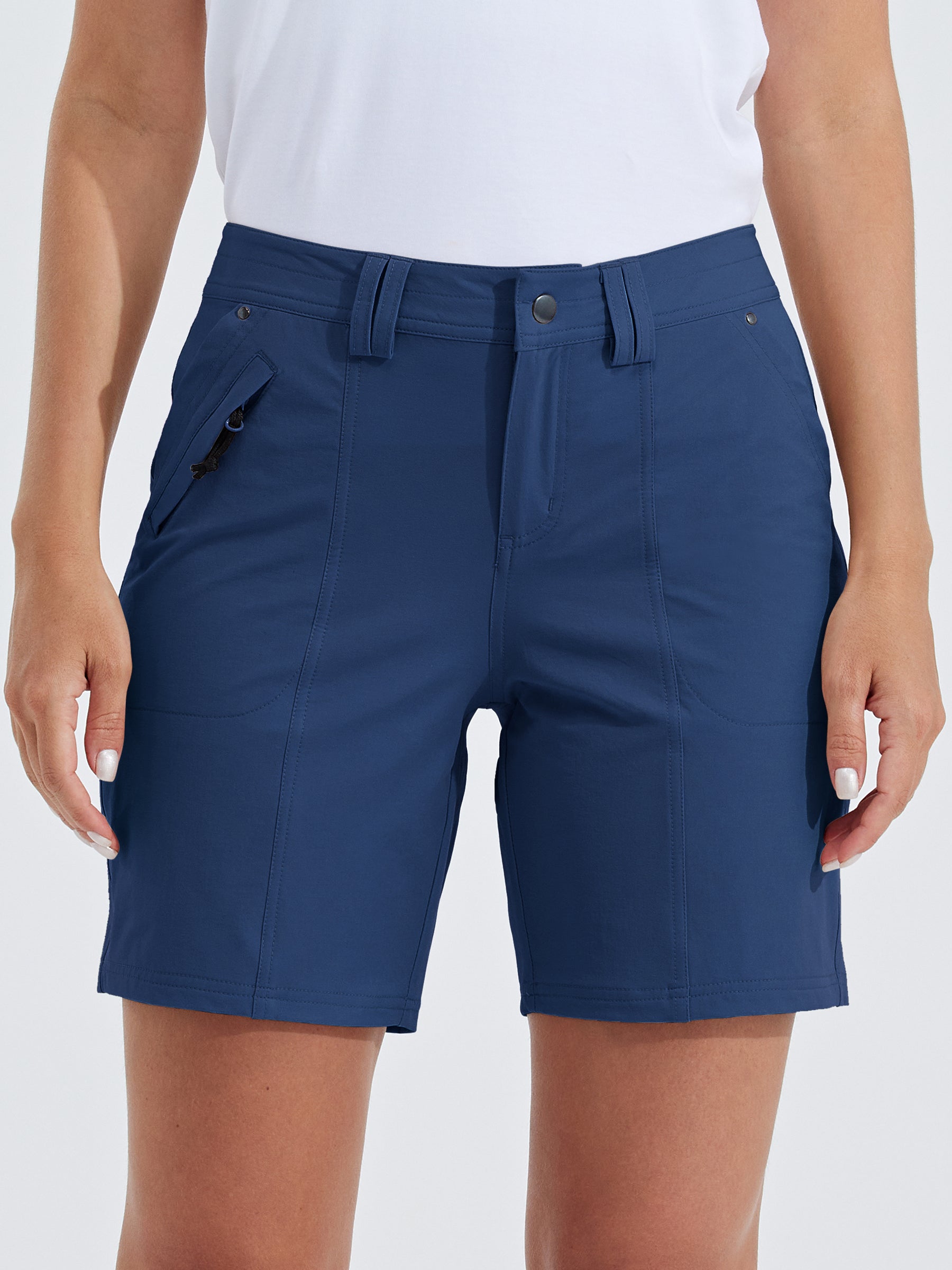Women's Outdoor Golf Shorts Water-Resistant 7 Inch