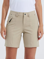 Women's Outdoor Golf Shorts Water-Resistant 7 Inch