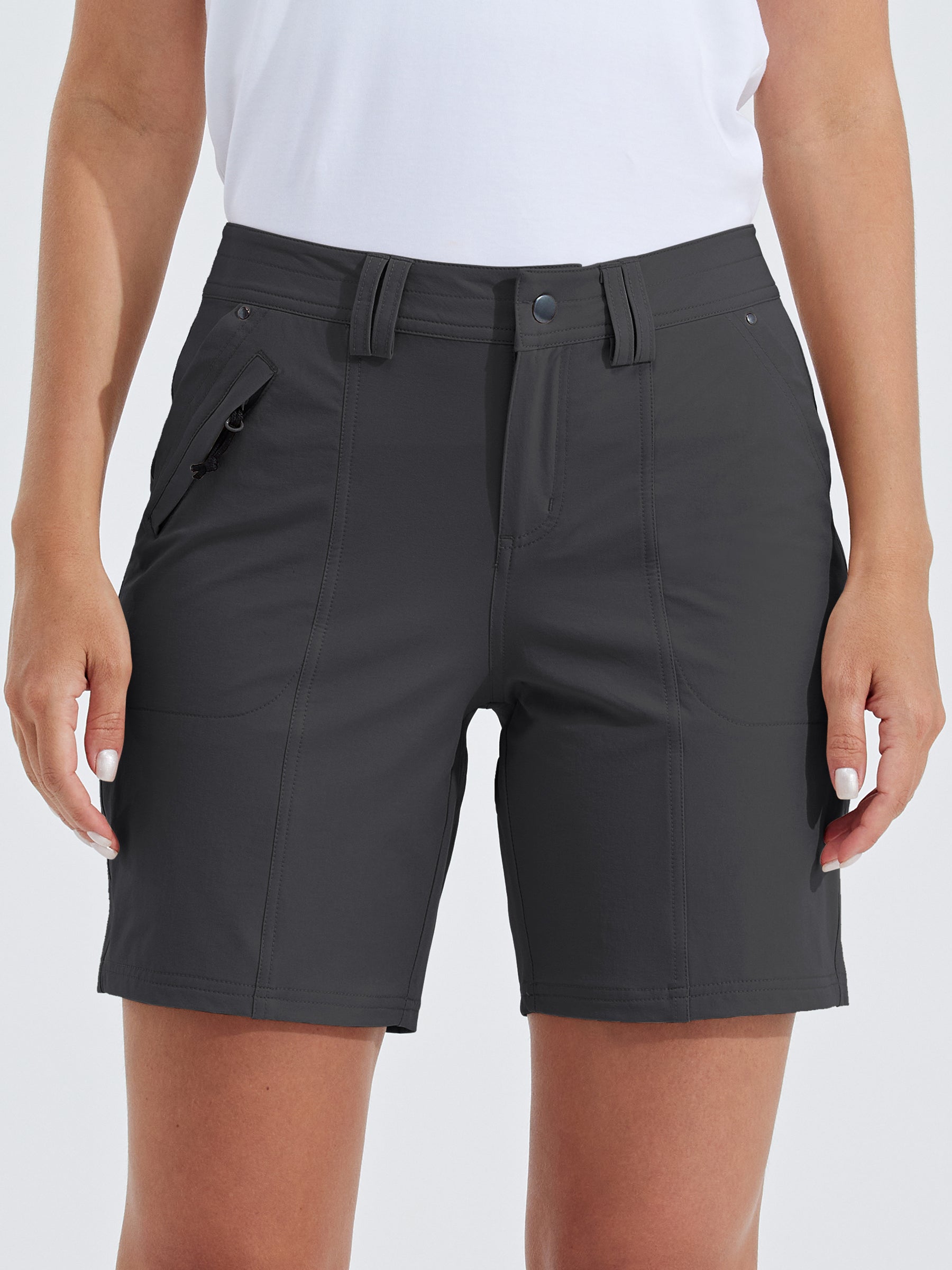 Women's Outdoor Golf Shorts Water-Resistant 7 Inch