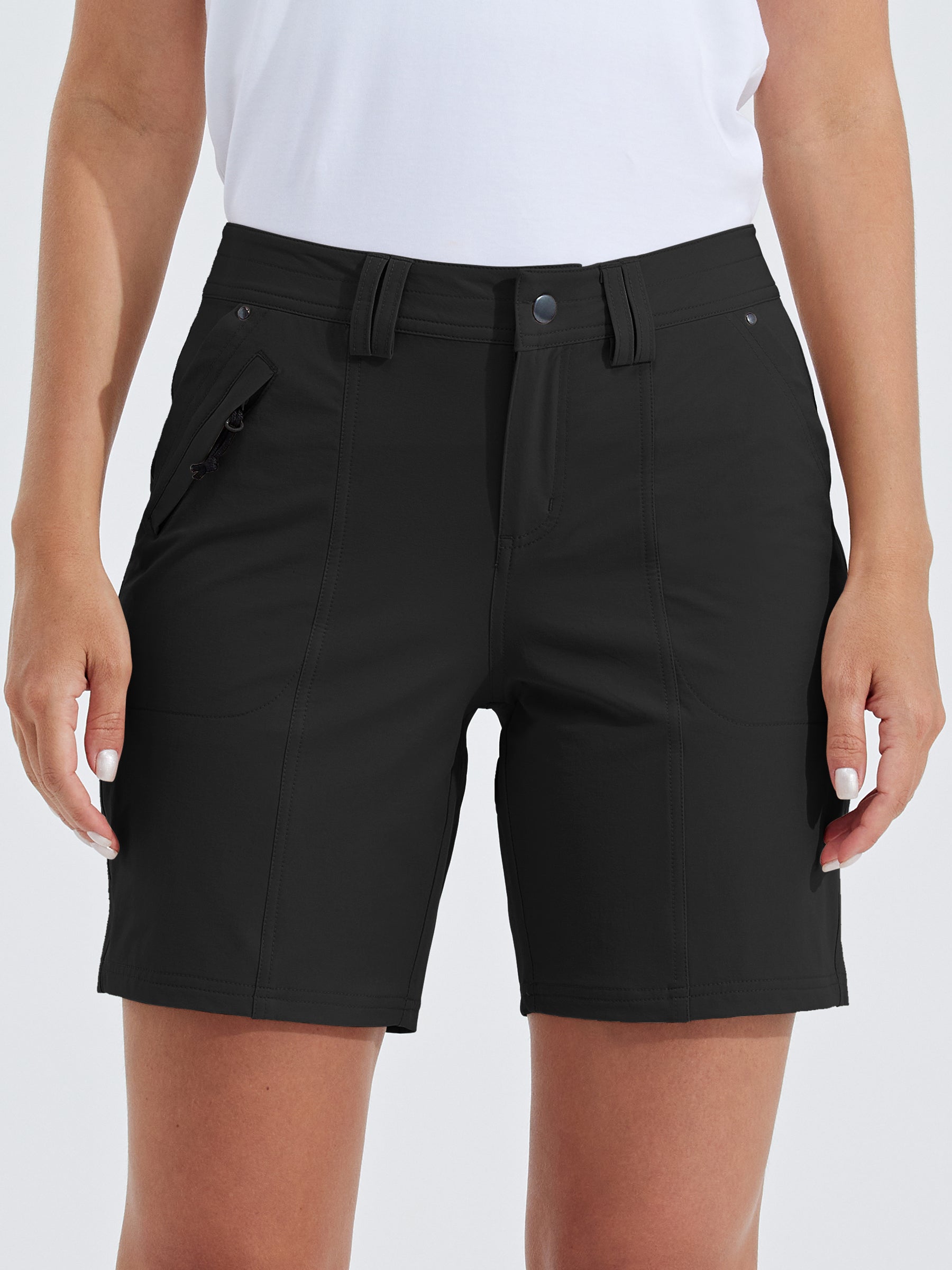 Women's Outdoor Golf Shorts Water-Resistant 7 Inch