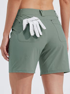 Women's Outdoor Golf Shorts Water-Resistant 7 Inch