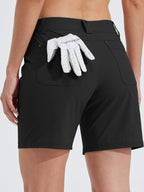 Women's Outdoor Golf Shorts Water-Resistant 7 Inch