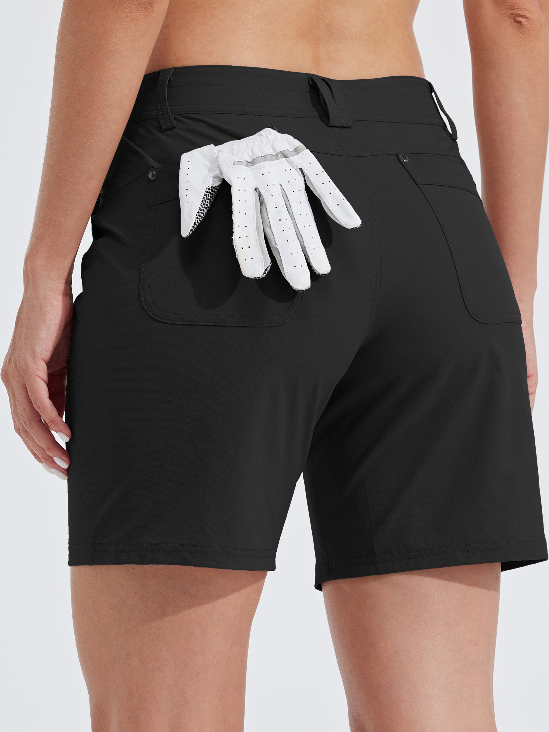 Women's Outdoor Golf Shorts Water-Resistant 7 Inch