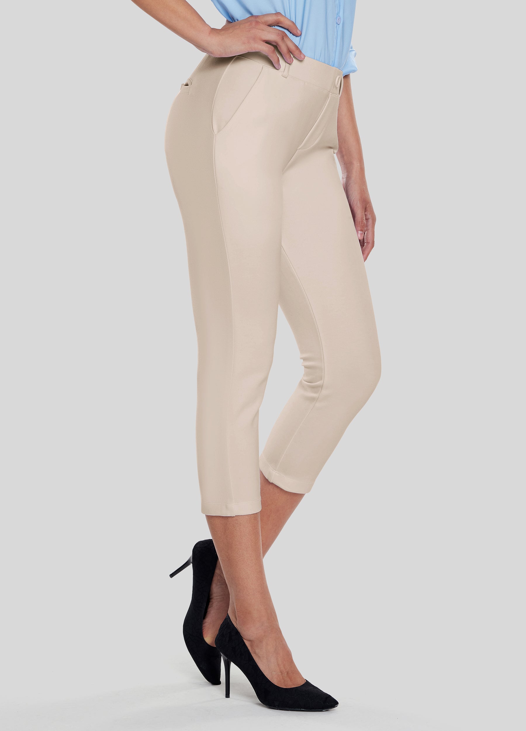 Women's Stretch Yoga Dress Capri Pants