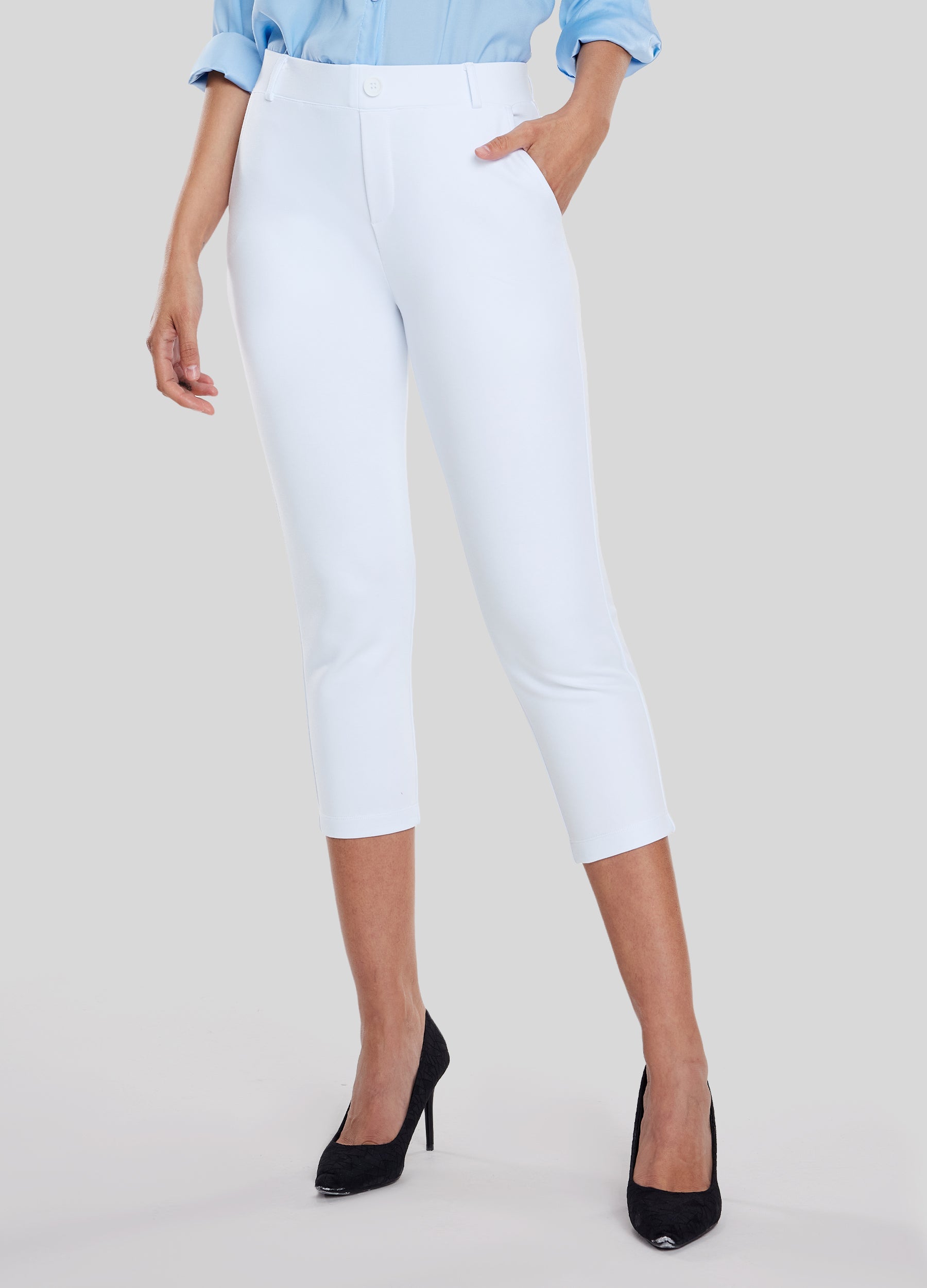 Women's Stretch Yoga Dress Capri Pants
