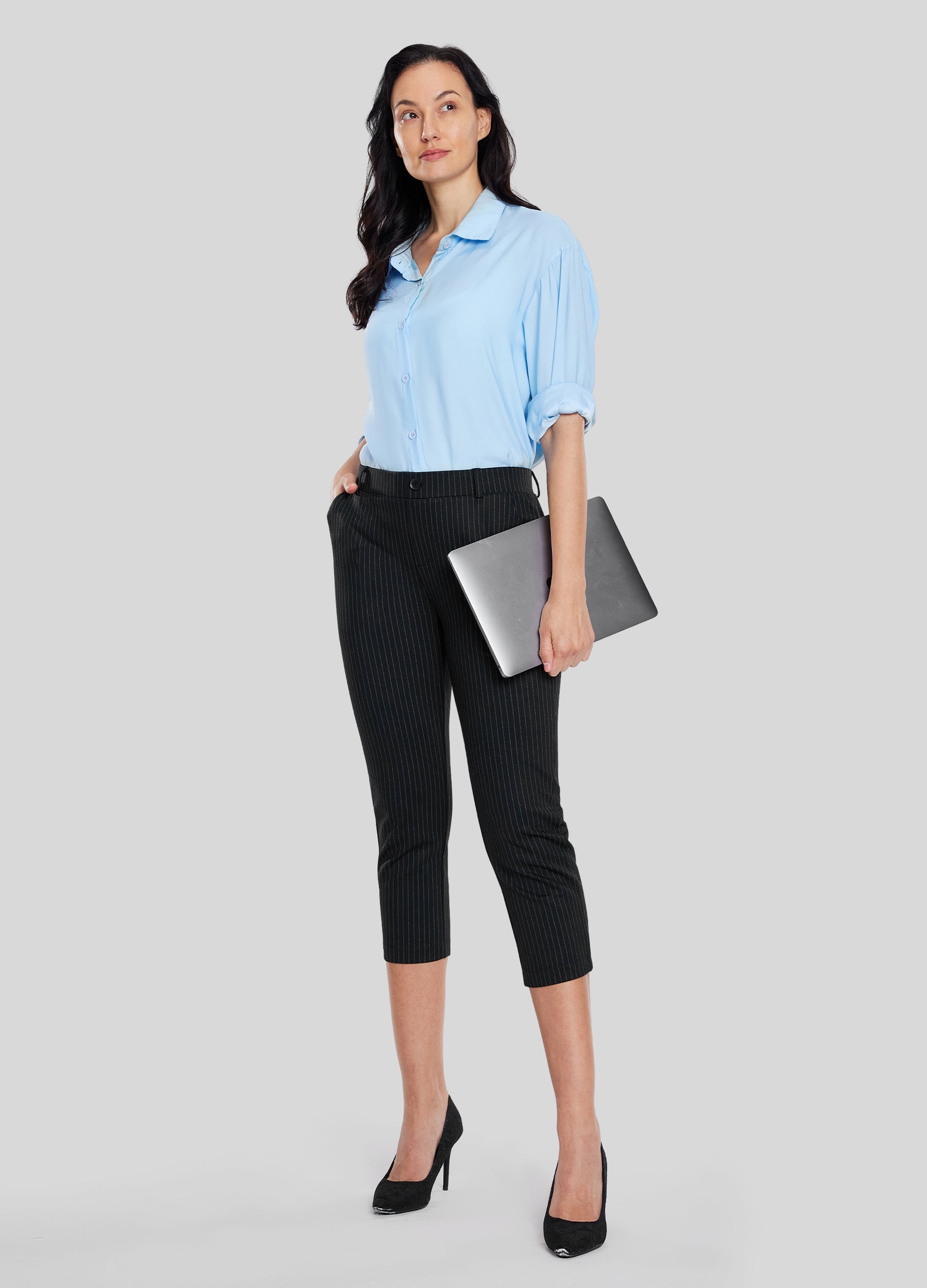 Women's Stretch Yoga Dress Capri Pants