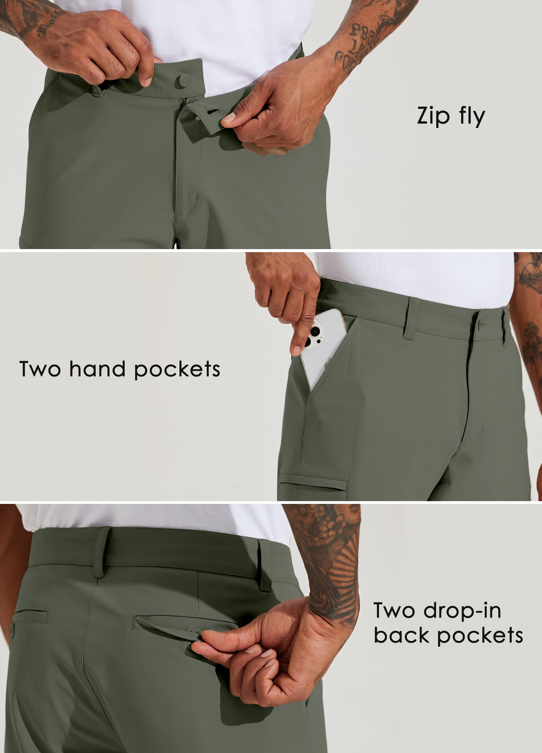 Men's Cargo Golf Shorts