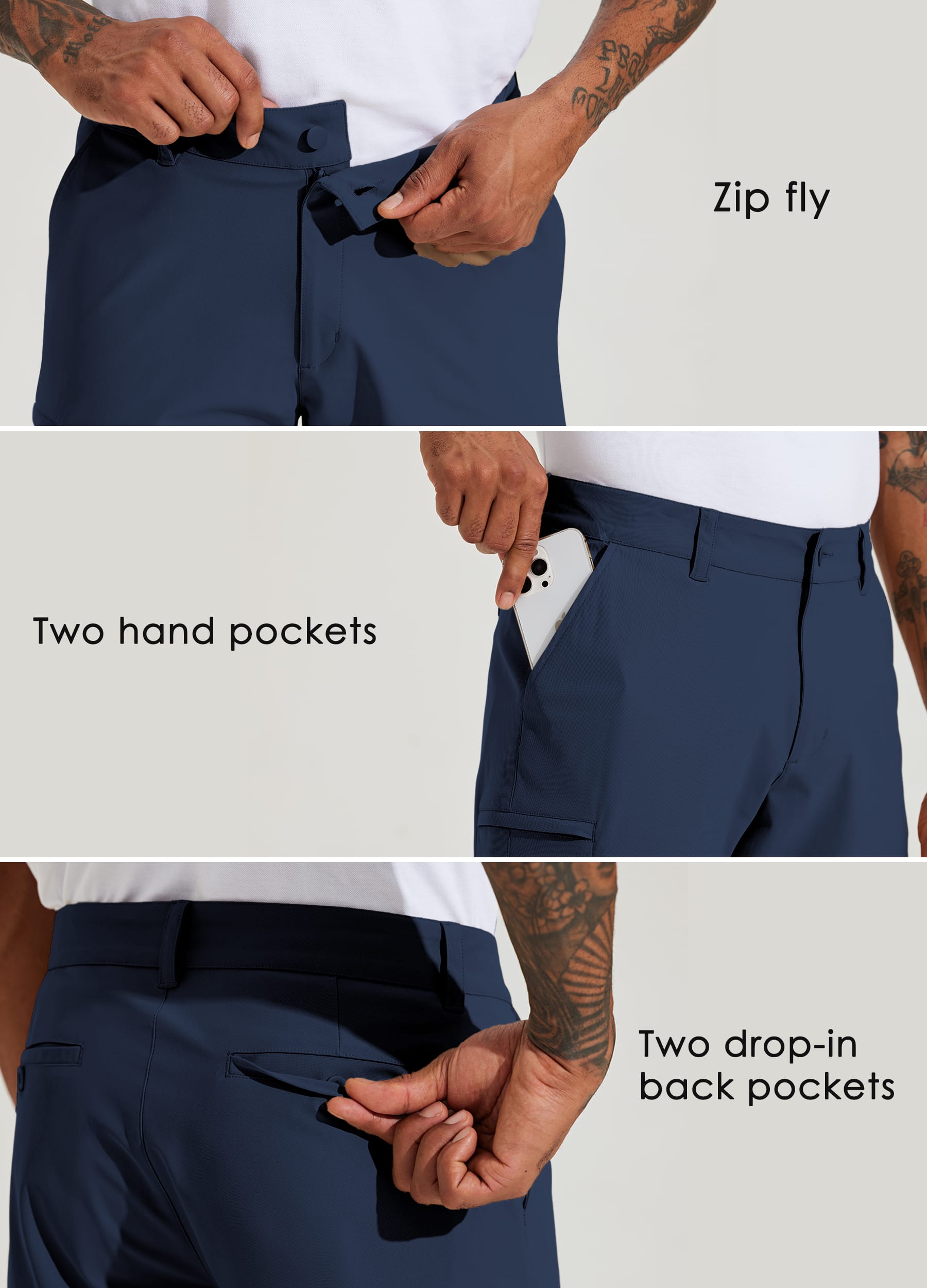 Men's Cargo Golf Shorts