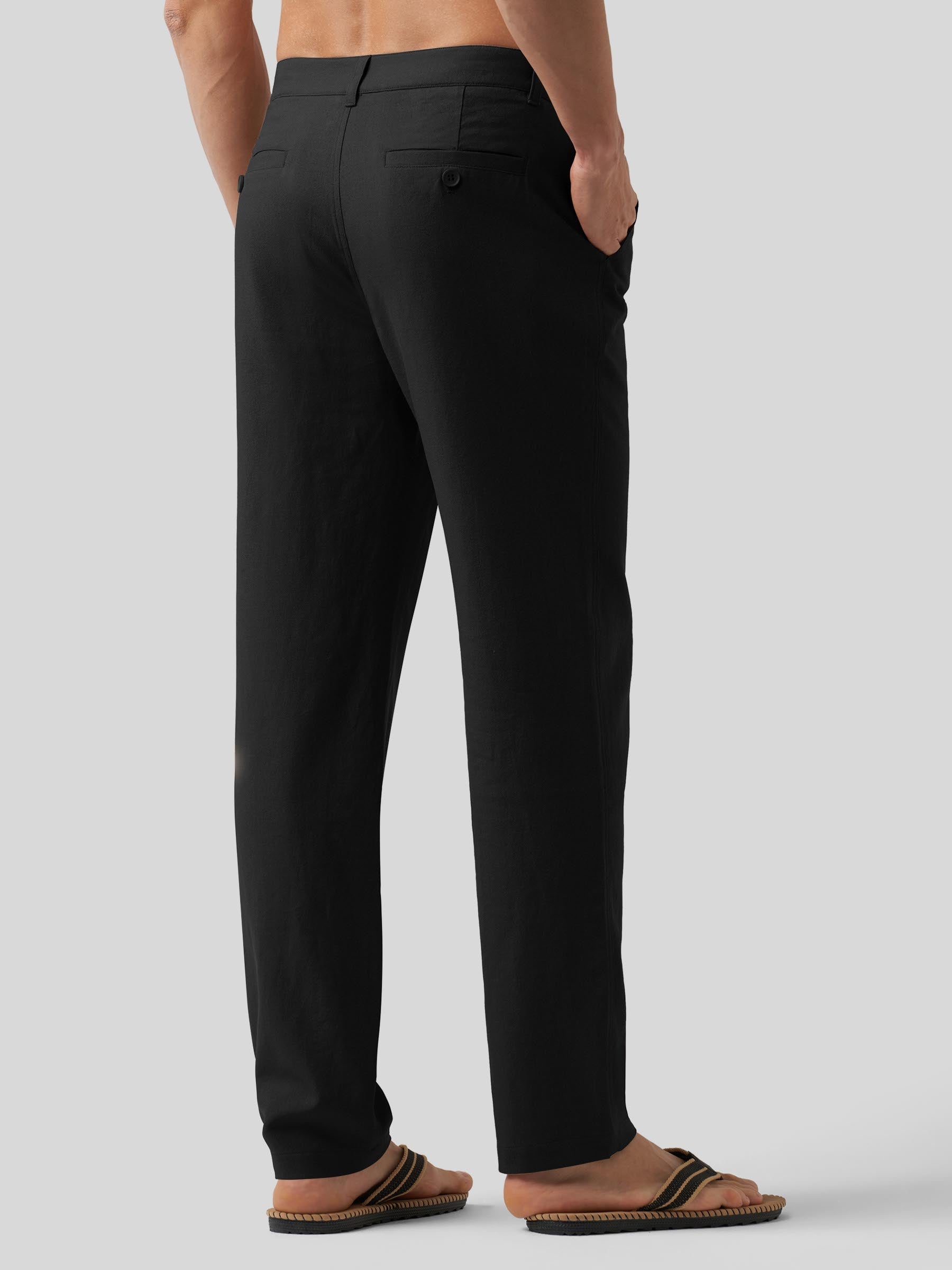 Men's Casual Cotton Linen Pants