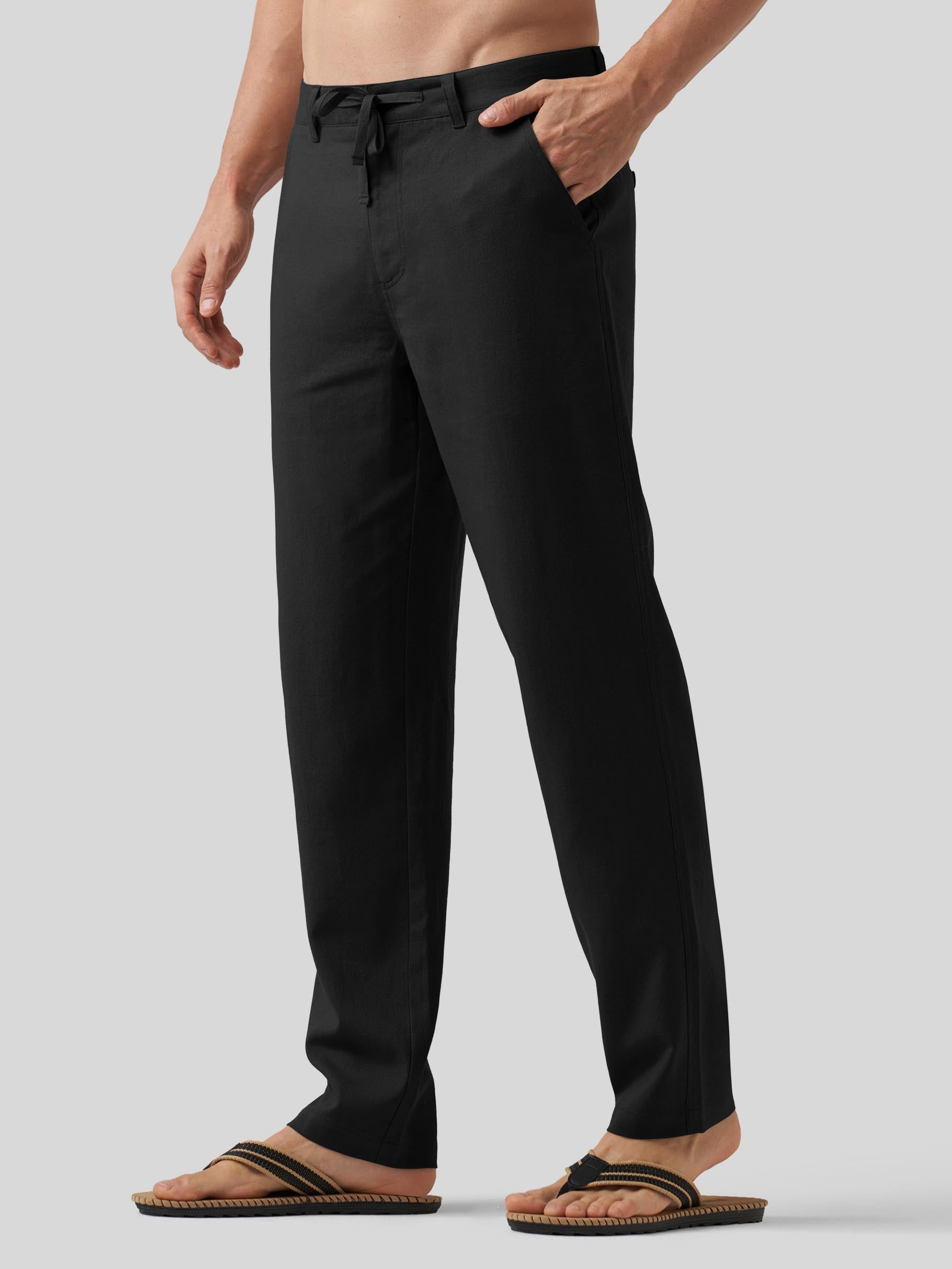 Men's Casual Cotton Linen Pants