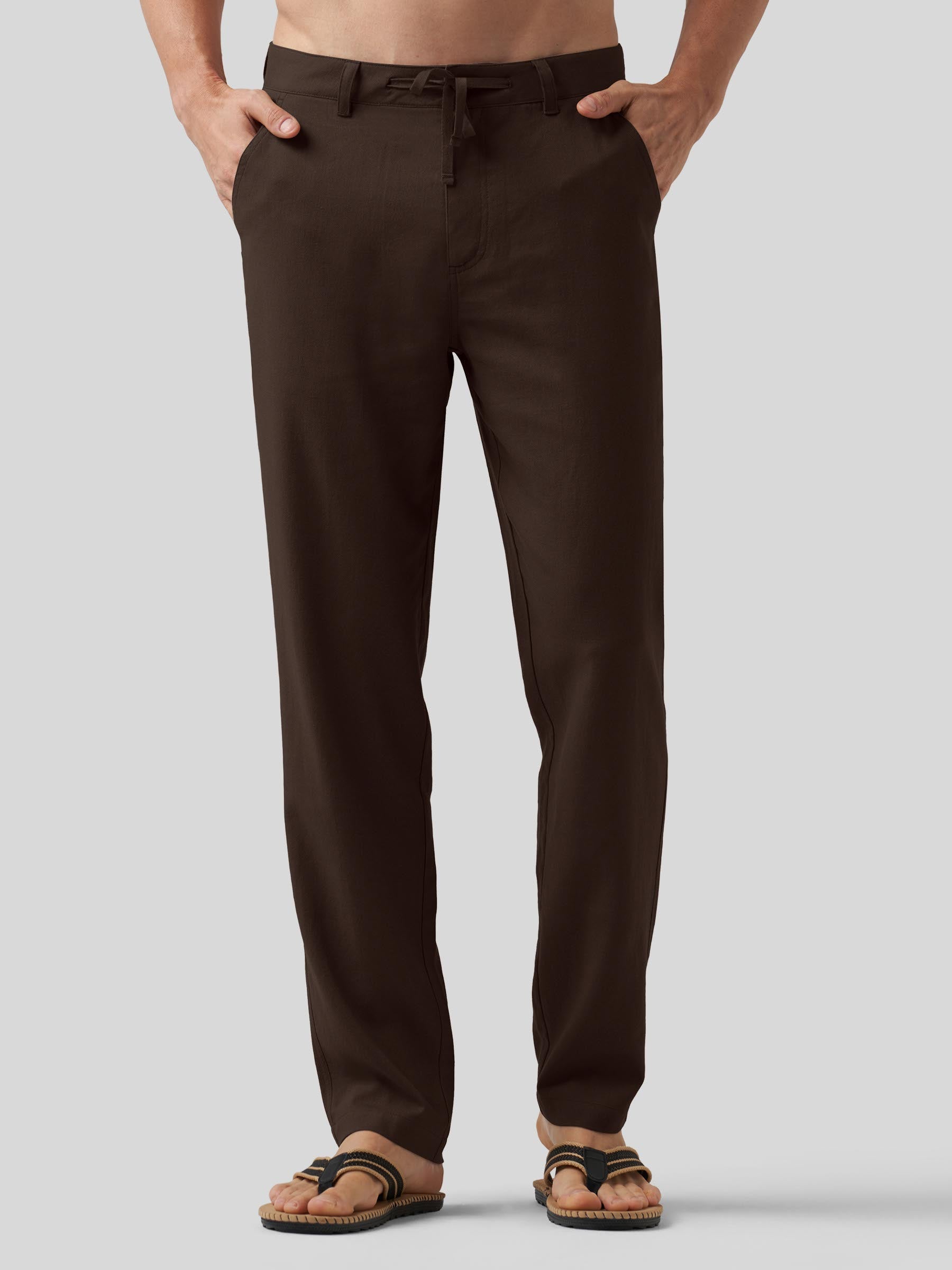 Men's Casual Cotton Linen Pants