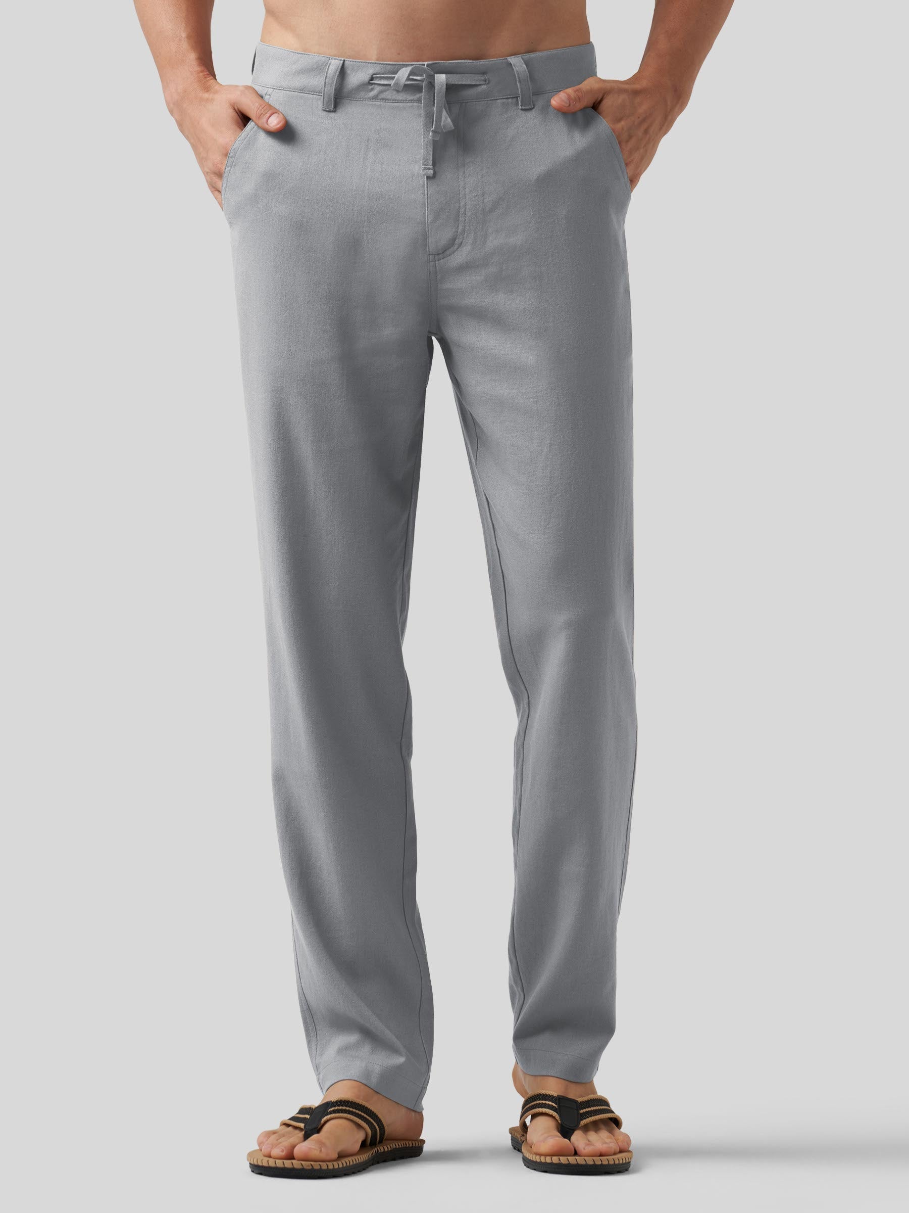 Men's Casual Cotton Linen Pants