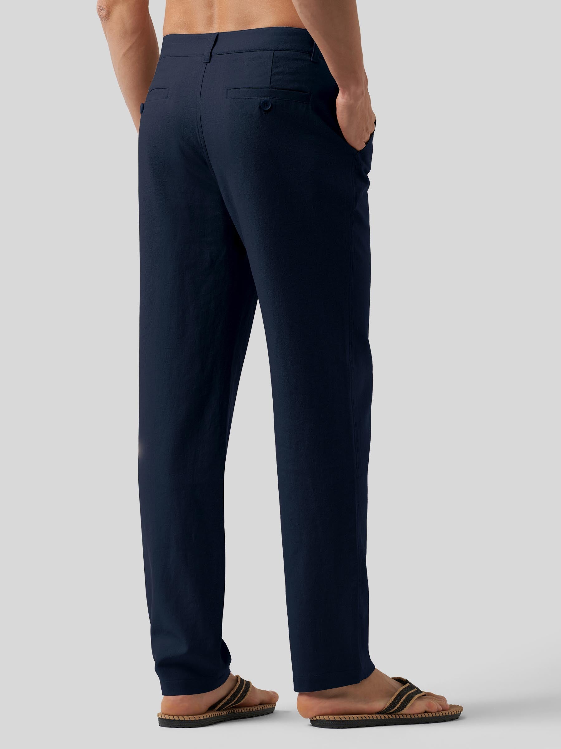 Men's Casual Cotton Linen Pants