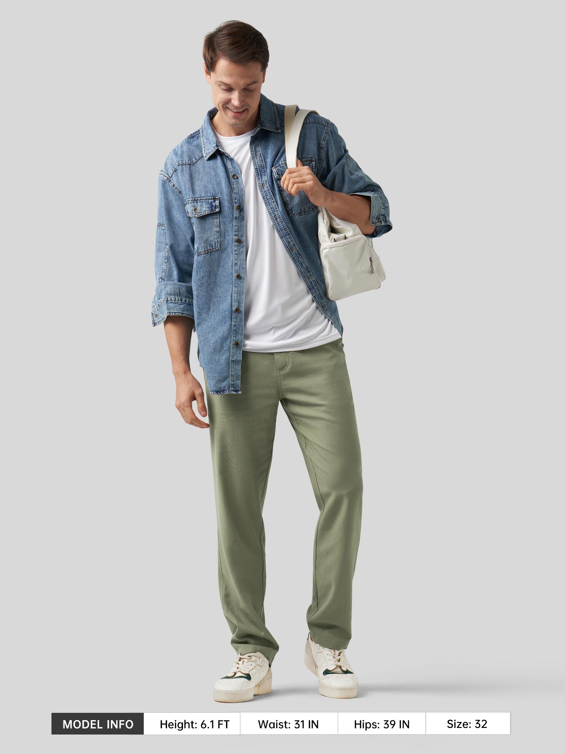 Men's Casual Cotton Linen Pants