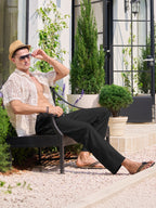 Men's Casual Linen Drawstring Pants