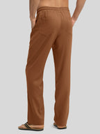 Men's Casual Linen Drawstring Pants