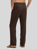 Men's Casual Linen Drawstring Pants