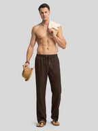 Men's Casual Linen Drawstring Pants