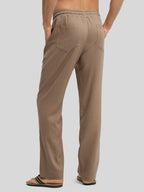 Men's Casual Linen Drawstring Pants