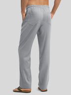 Men's Casual Linen Drawstring Pants