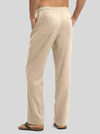 Men's Casual Linen Drawstring Pants