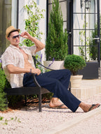 Men's Casual Linen Drawstring Pants