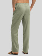Men's Casual Linen Drawstring Pants