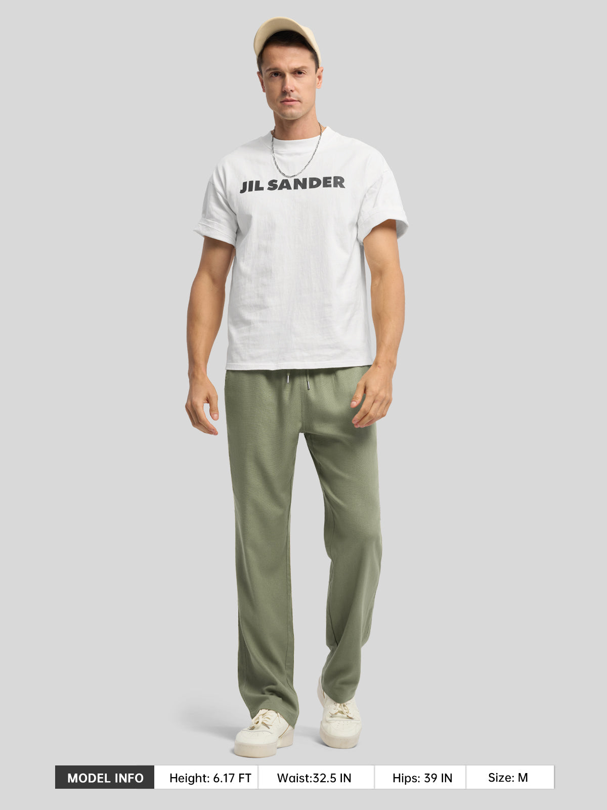 Men's Casual Linen Drawstring Pants