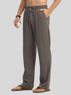 Men's Casual Linen Drawstring Pants
