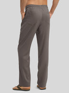 Men's Casual Linen Drawstring Pants