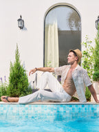 Men's Casual Linen Drawstring Pants