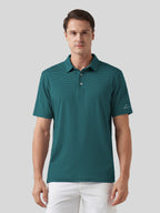 Men's Casual Striped Golf Polo Shirts