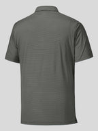 Men's Casual Striped Golf Polo Shirts