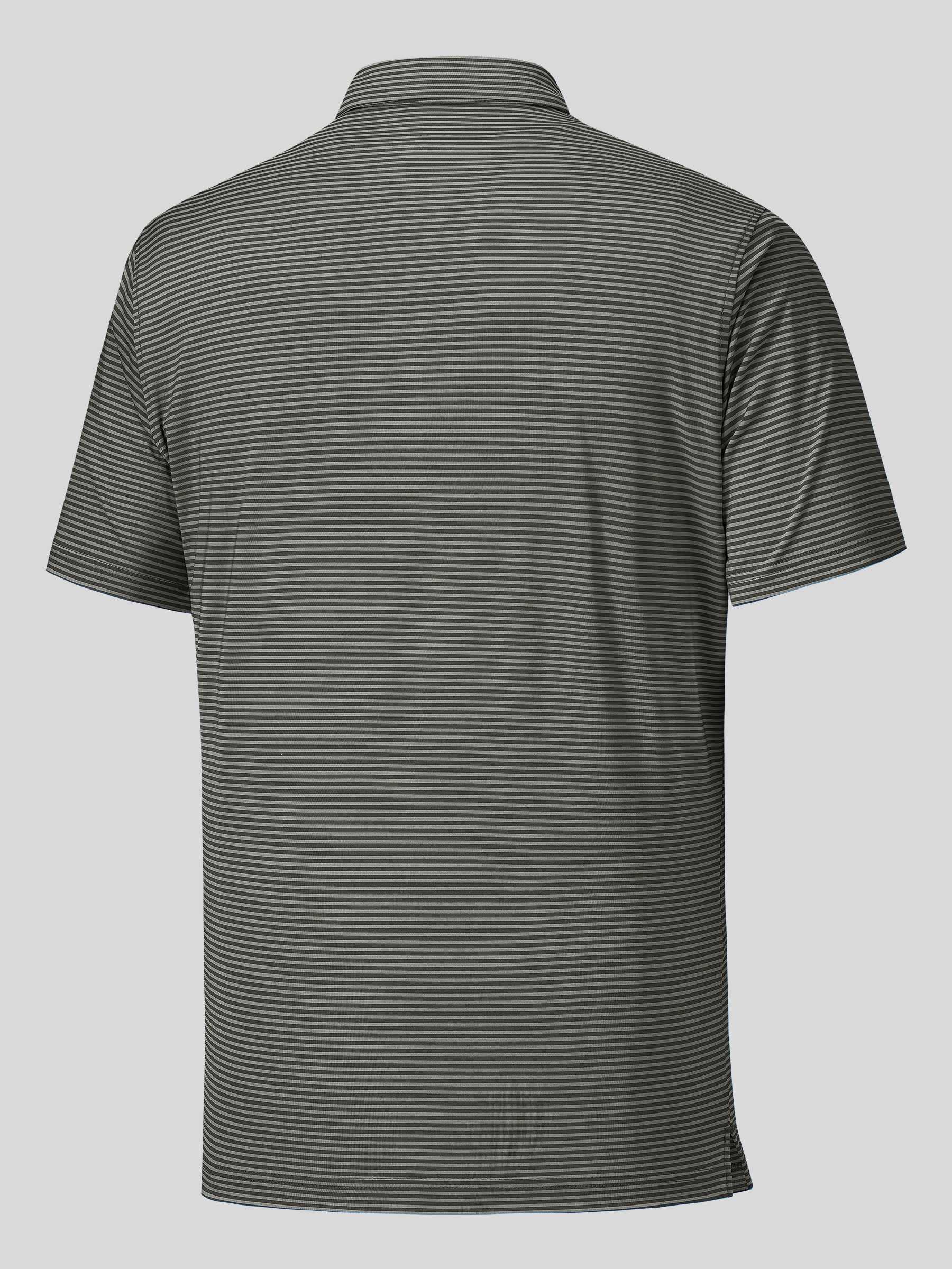Men's Casual Striped Golf Polo Shirts