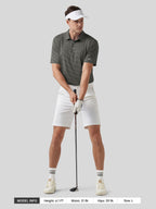 Men's Casual Striped Golf Polo Shirts