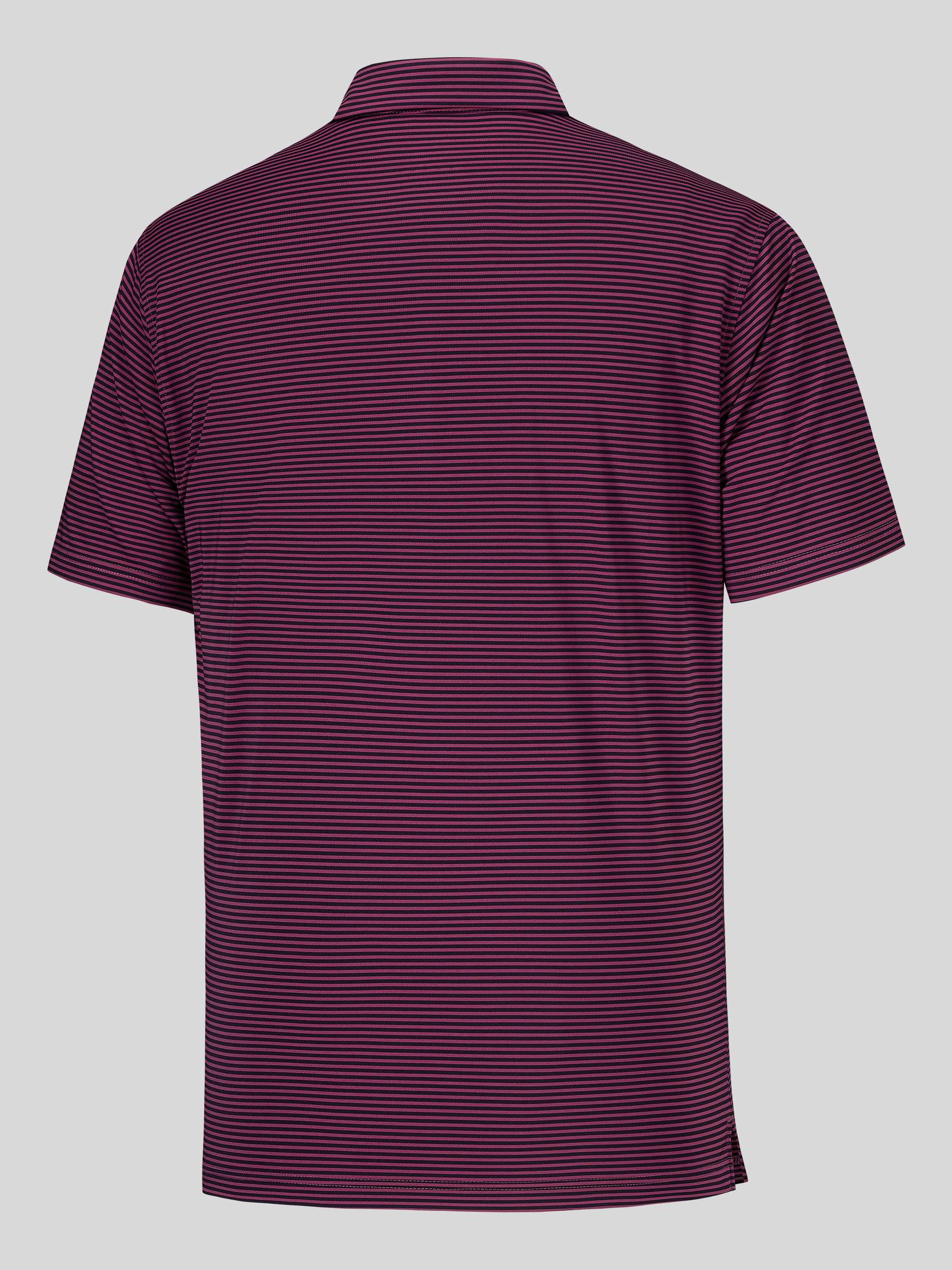 Men's Casual Striped Golf Polo Shirts