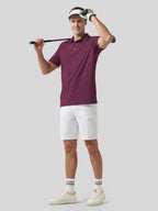 Men's Casual Striped Golf Polo Shirts