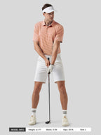 Men's Casual Striped Golf Polo Shirts