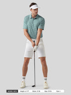 Men's Casual Striped Golf Polo Shirts