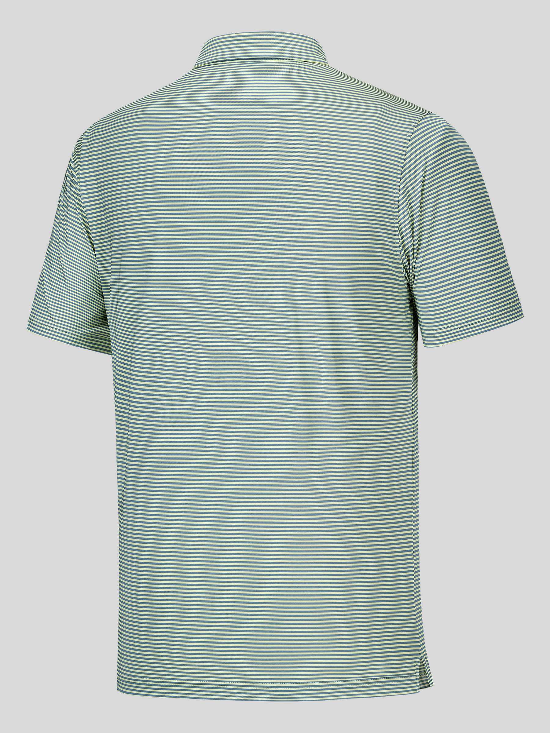 Men's Casual Striped Golf Polo Shirts