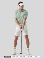 Men's Casual Striped Golf Polo Shirts