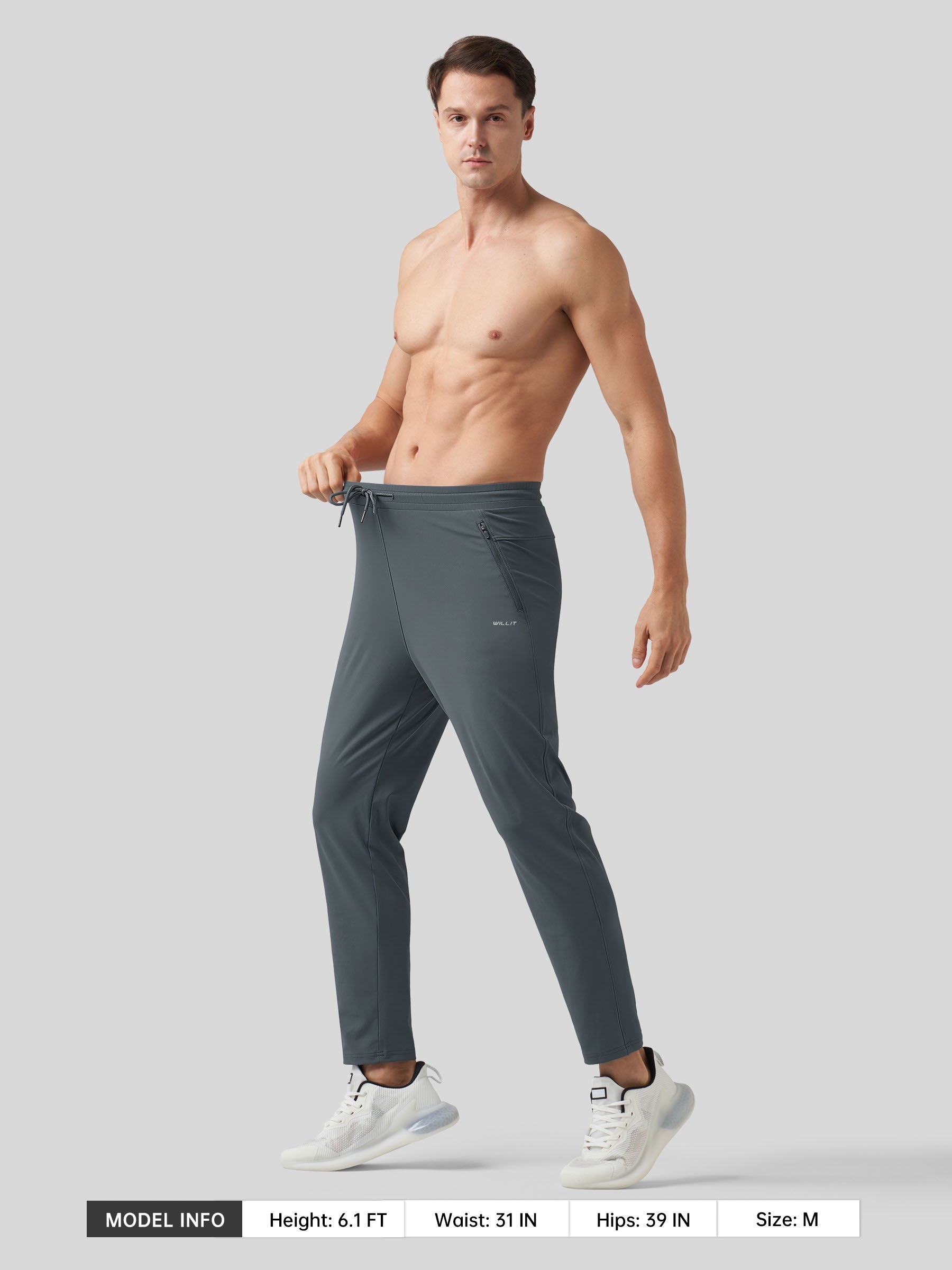 Men's Cool-Dry Tapered Training Pants