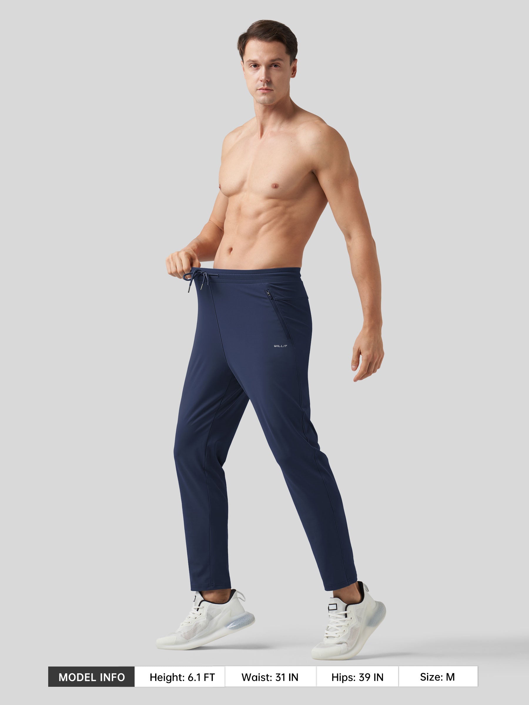 Men's Cool-Dry Tapered Training Pants
