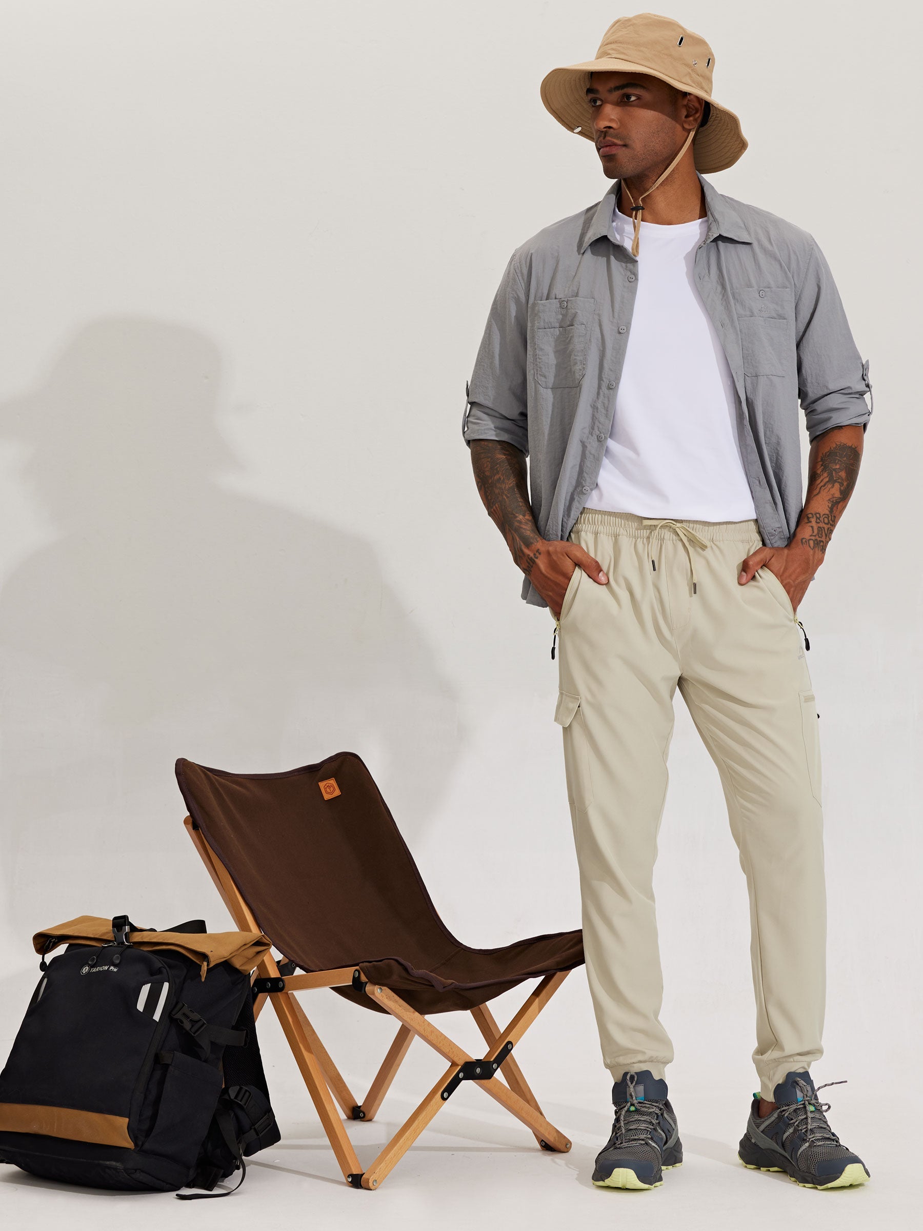 Men's Lightweight Cargo Joggers