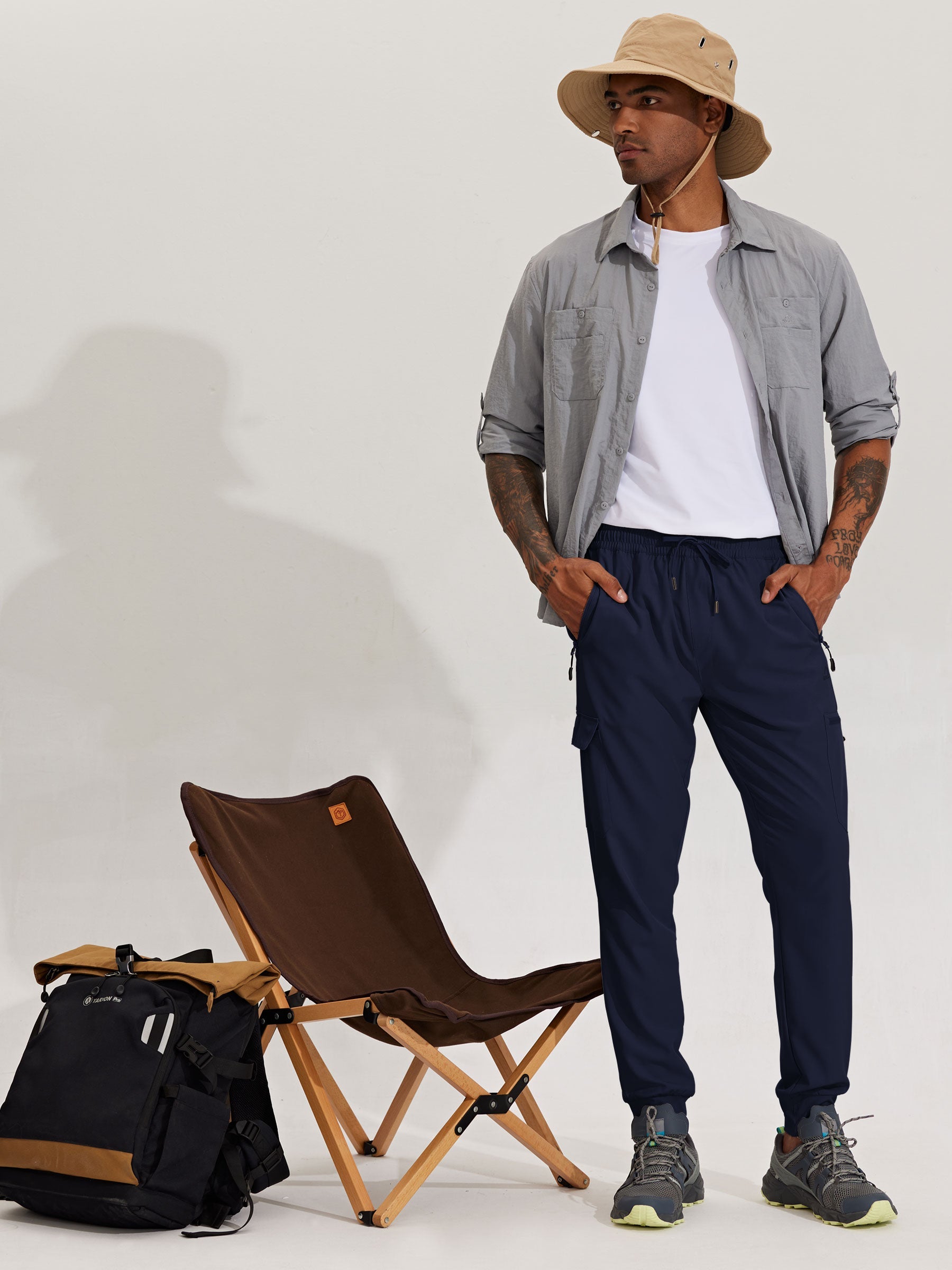 Men's Lightweight Cargo Joggers