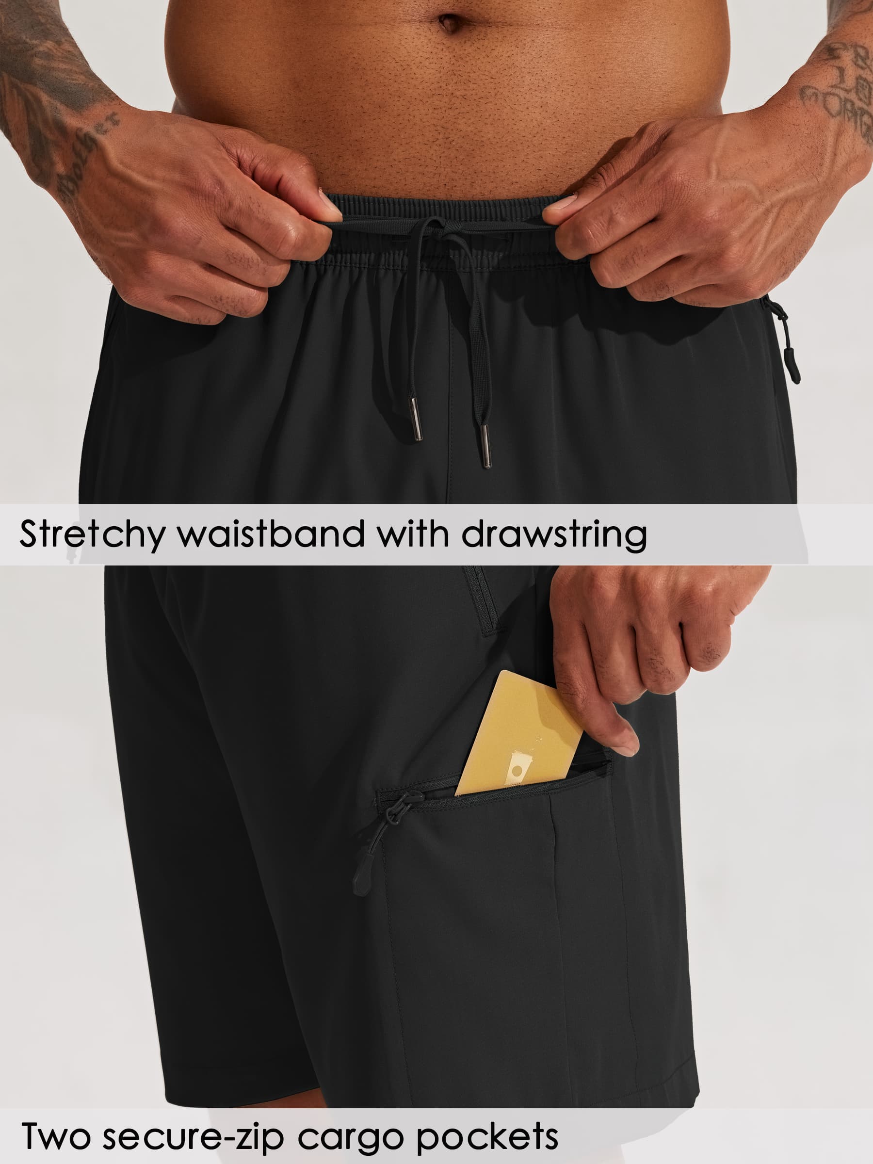 Men's Lightweight Cargo Shorts 7 Inch