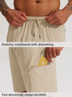 Men's Lightweight Cargo Shorts 7 Inch