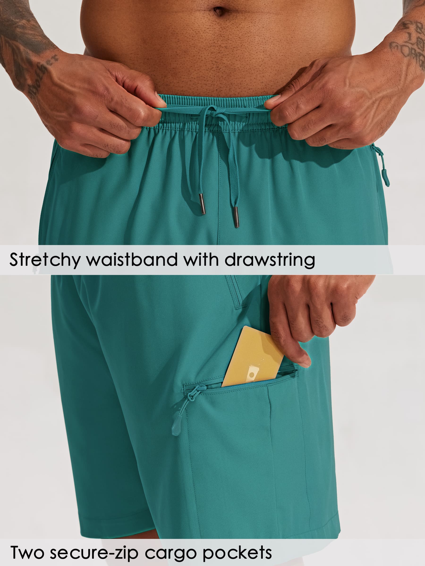 Men's Lightweight Cargo Shorts 7 Inch