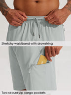 Men's Lightweight Cargo Shorts 7 Inch