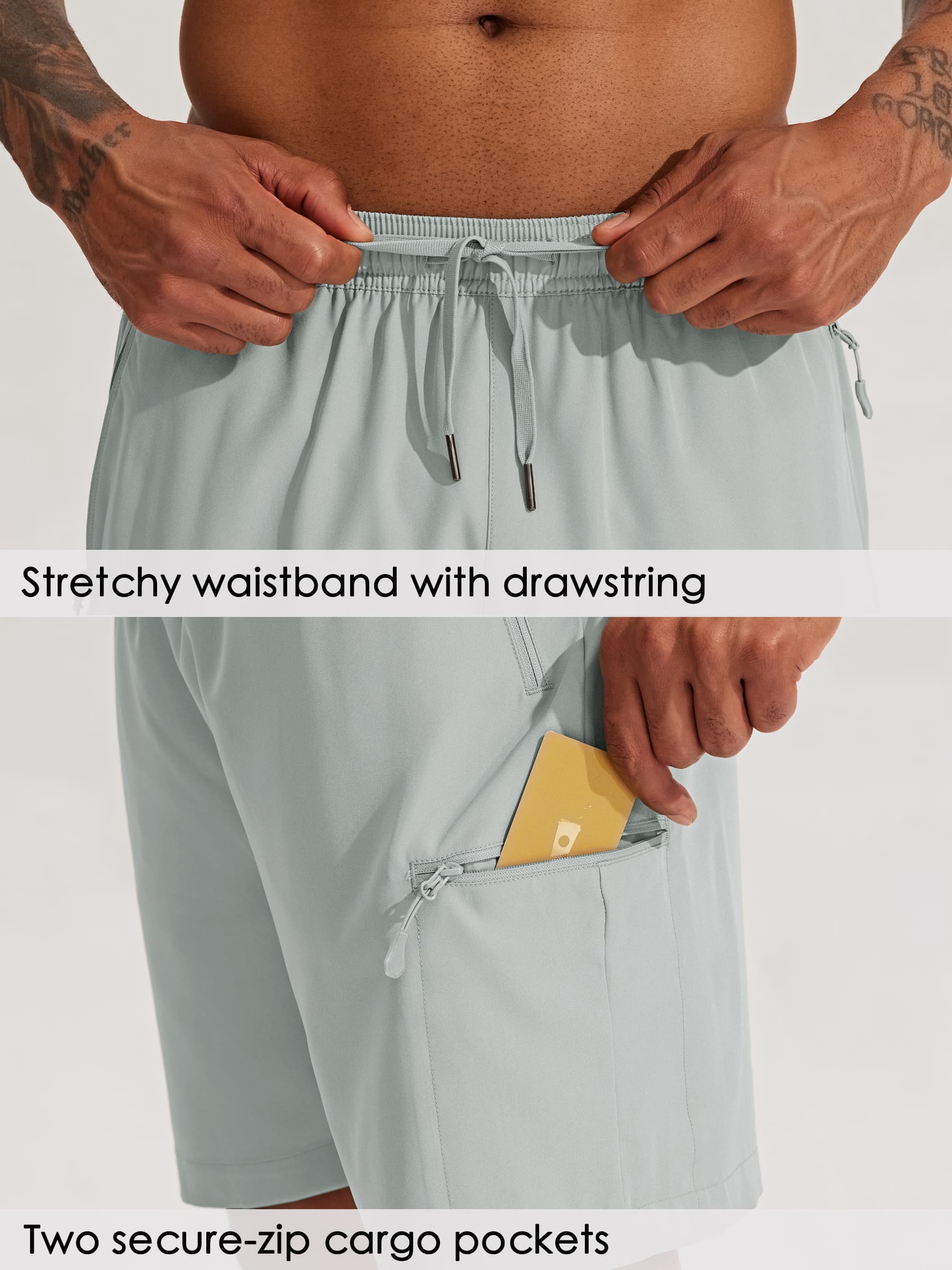 Men's Lightweight Cargo Shorts 7 Inch